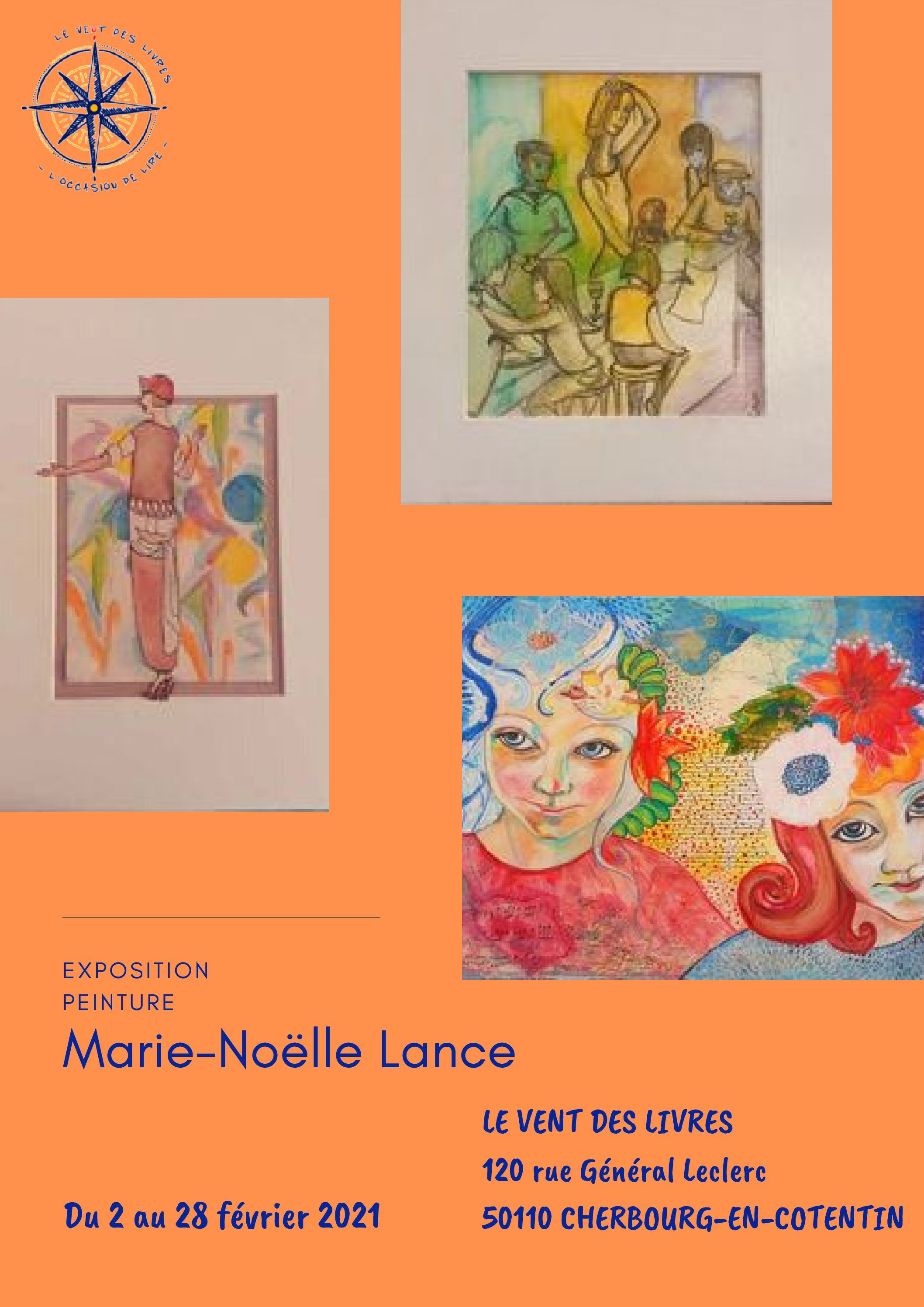 Exposition peinture de Marie-Noëlle Lance